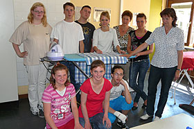 Schülerfirmenarbeit Waschbären
