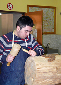 Schülerfirmenarbeit Hirnholz