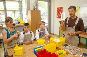 Schülerfirmenarbeit Holzspecht