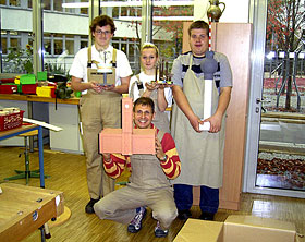 Schülerfirmenarbeit Holzspecht