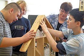 Schülerfirmenarbeit Linnea Service