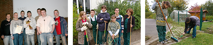 Schülerfirmenarbeit Gala +  Green Garden