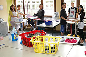 Schülerfirmenarbeit Waschbären